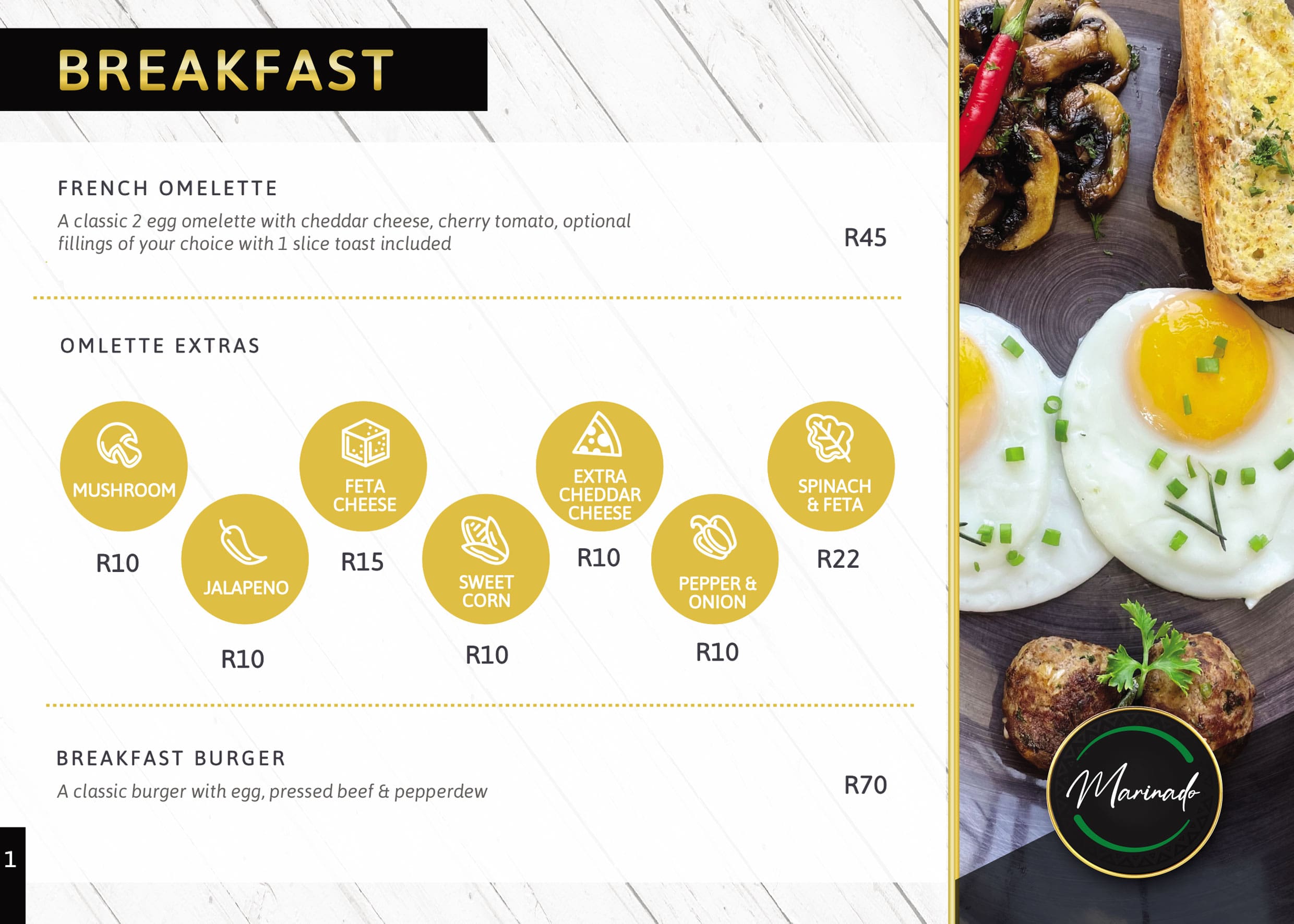 select delight menu veg